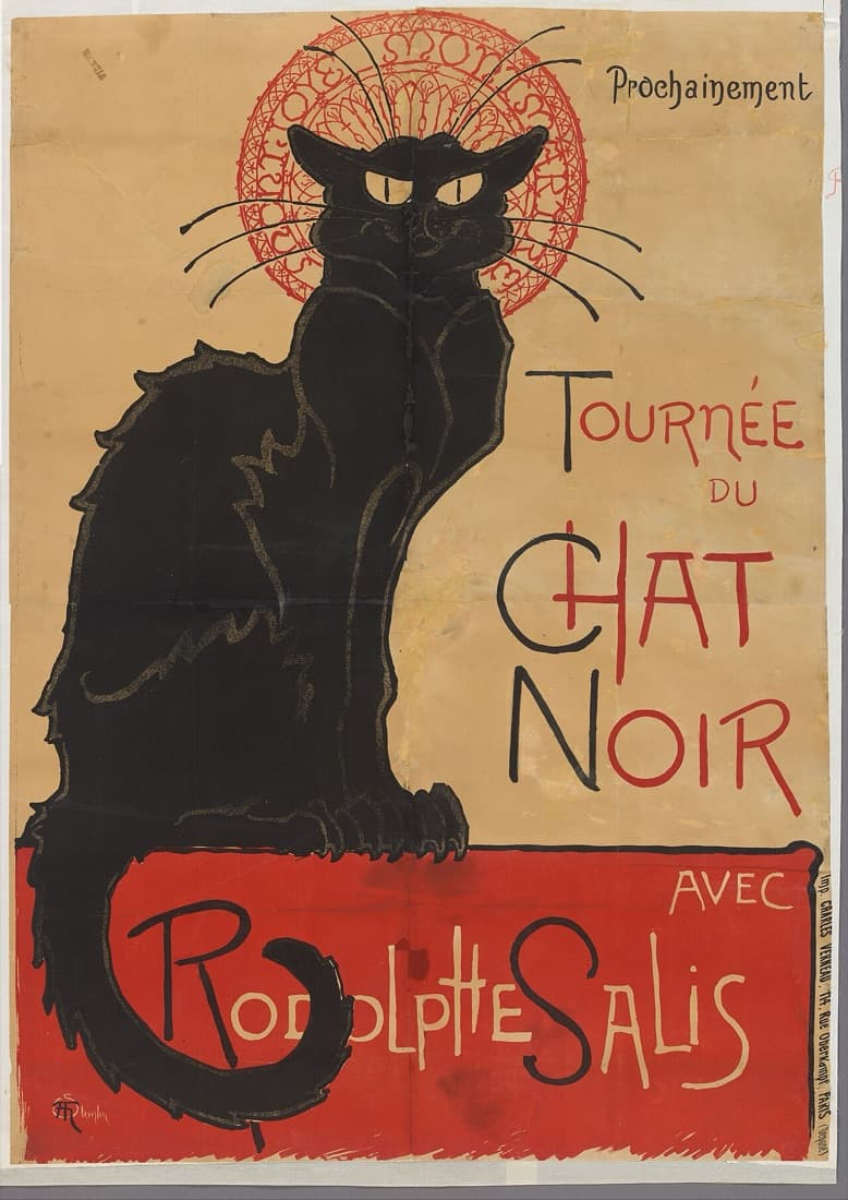 Tournée du Chat Noir, Steinlen, 1896
